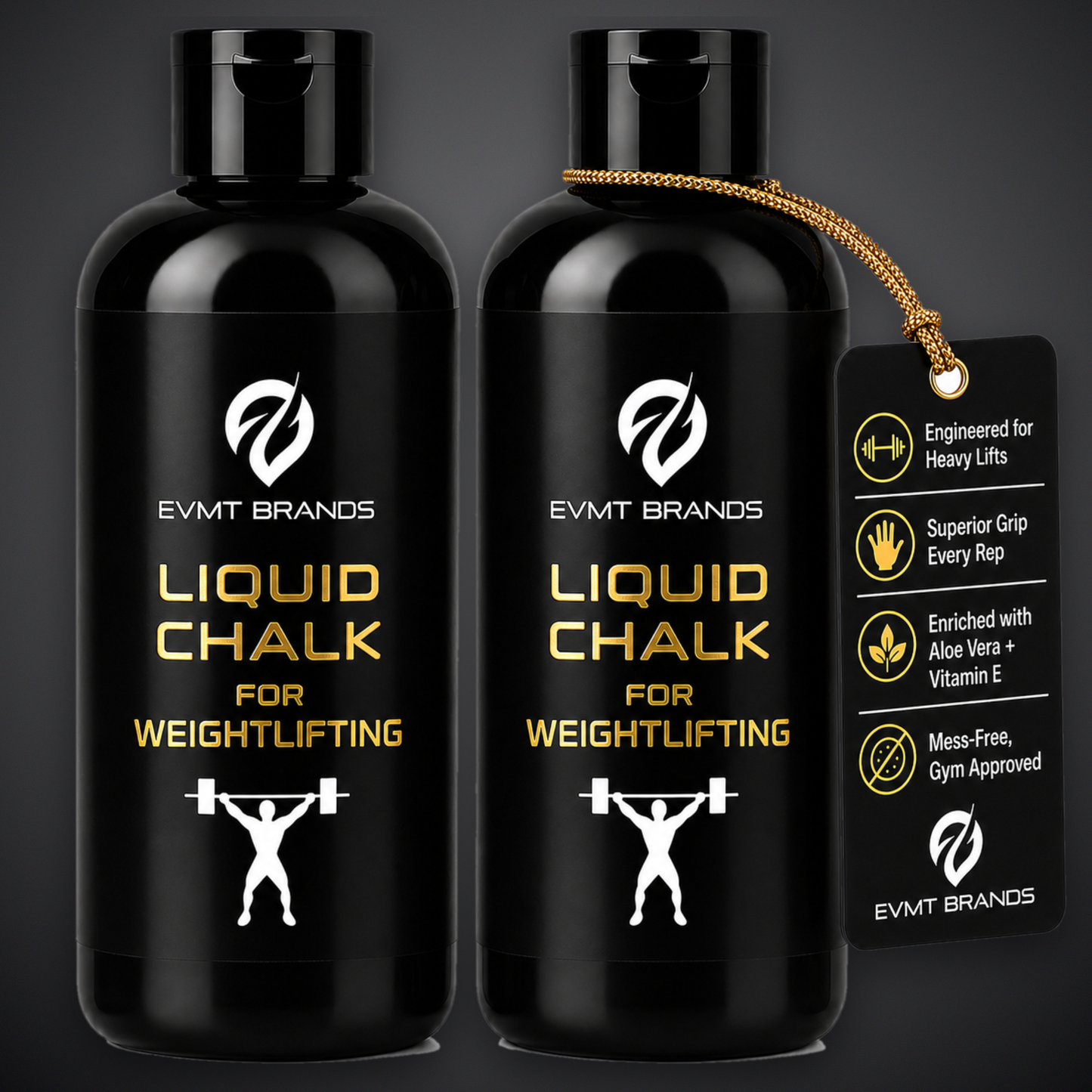 EVMT Weightlifting Liquid Chalk 250ml 2 pack
