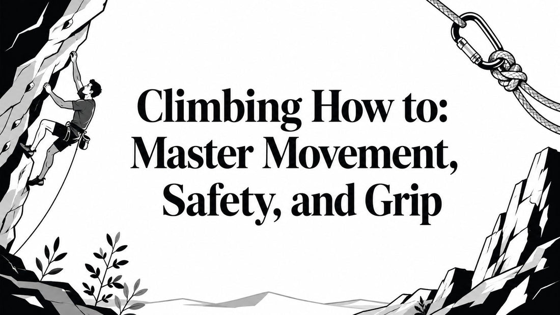 Climbing How to: Master Movement, Safety, and Grip