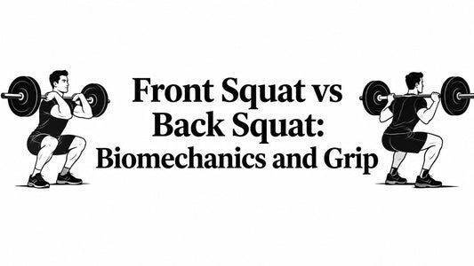 Front Squat vs Back Squat: Biomechanics and Grip