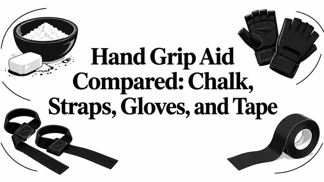 Hand Grip Aid Compared: Chalk, Straps, Gloves, and Tape